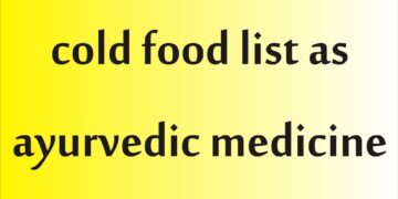 cold food list