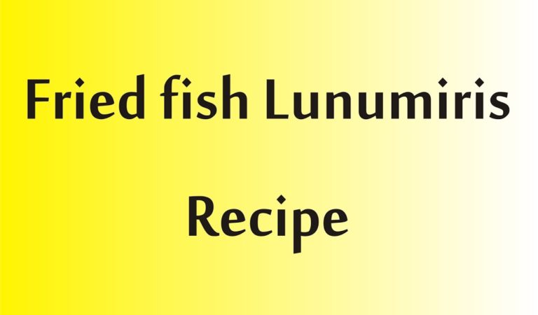 Fried Fish Lunumiris Recipe Fried Fish Lunumiris Recipe